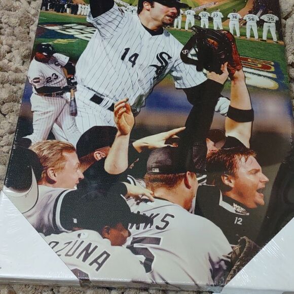 New Chicago White Sox Baseball 2005 World Series Champions Canvas Canvas Picture - Picture 3 of 9